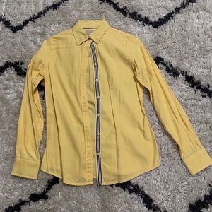 Yellow button down